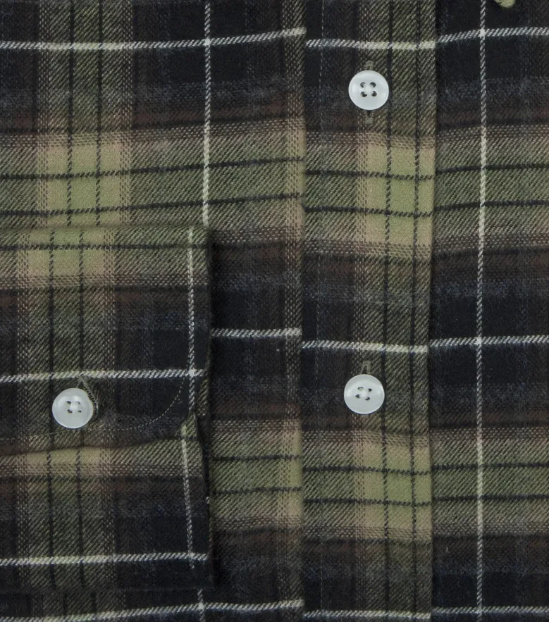 Easy-iron plain white poplin shirt