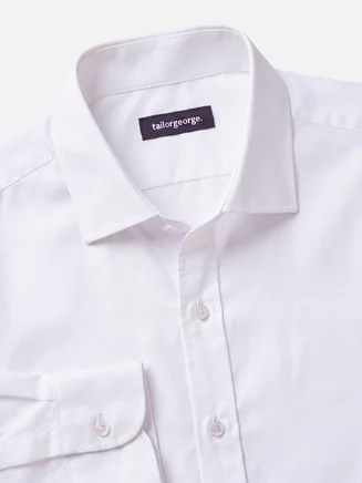 Easy-iron pinpoint shirt