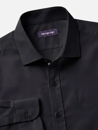 Easy-iron poplin shirt