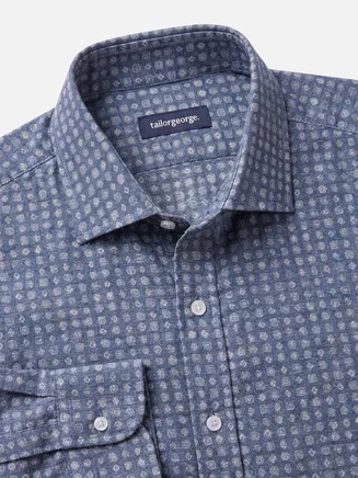 Very light patterned flannel shirt