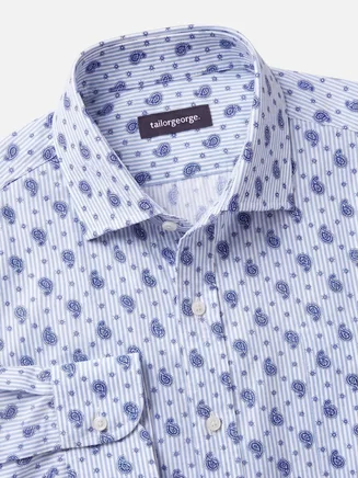 Printed poplin shirt