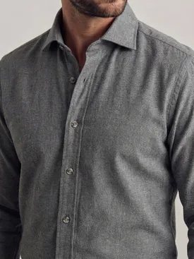 Plain brown Flannel Shirt