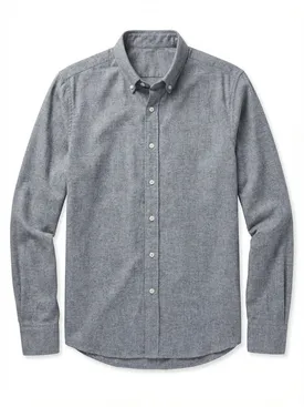 Plain grey flannel shirt