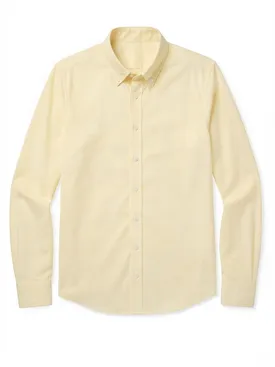 Plain Yellow Oxford Shirt