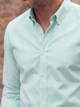 Plain green Oxford Shirt