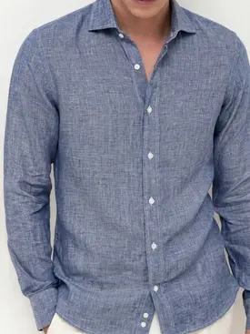Thick and durable linen shirt