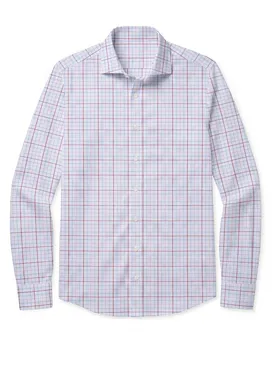 Blue Checked Poplin Shirt